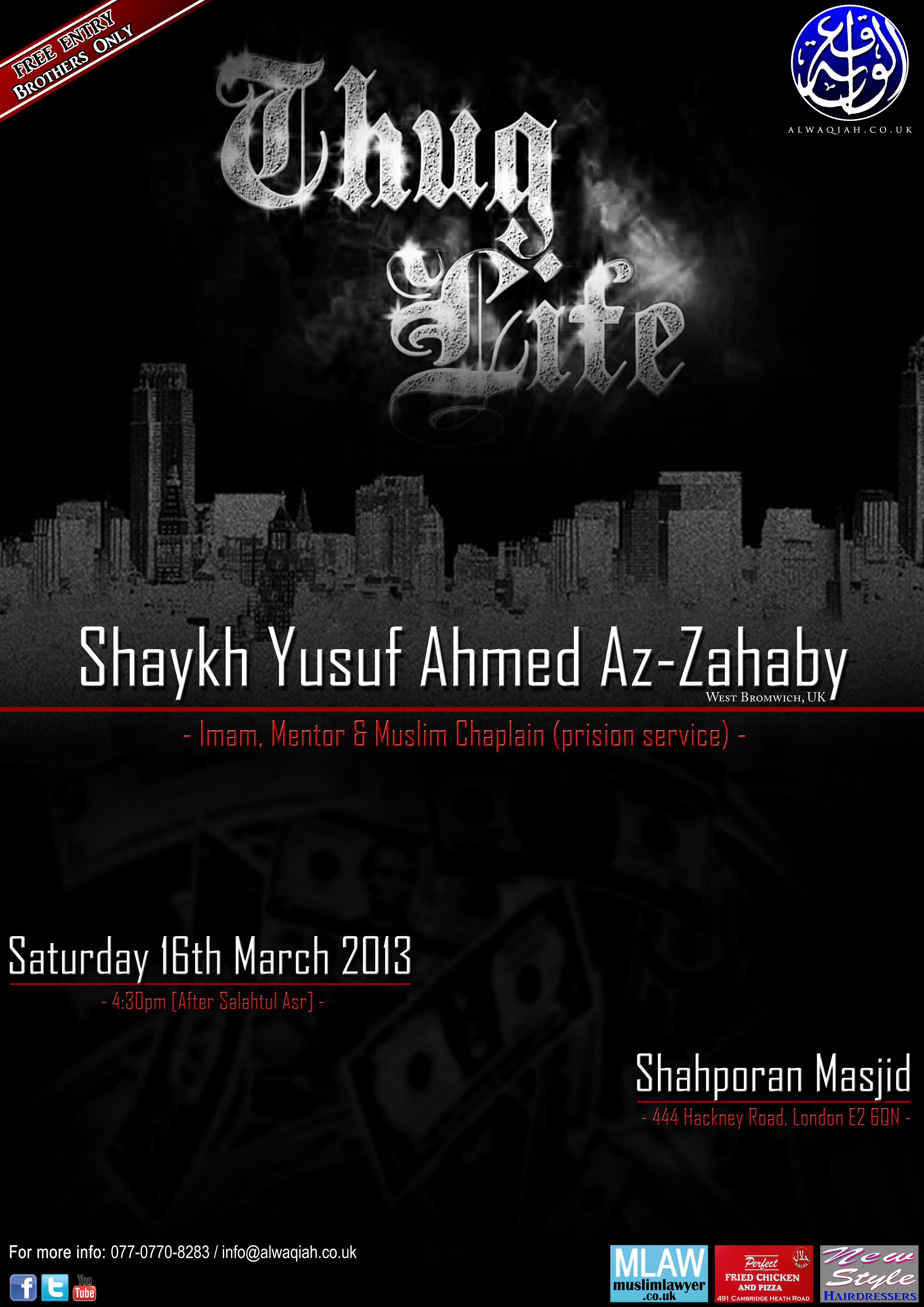 THUG LIFE | Shaykh Yusuf Ahmed Az-Zahaby