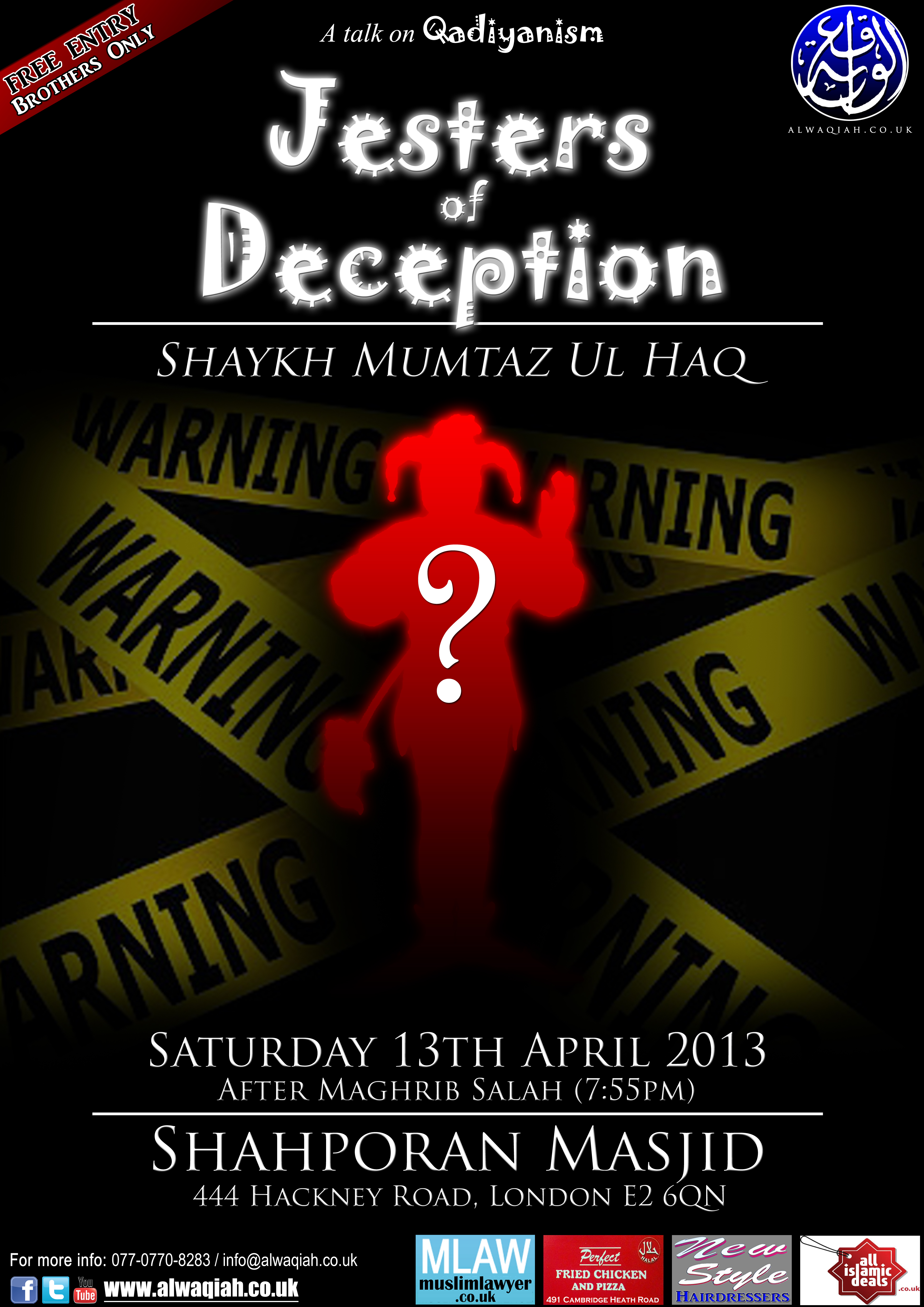 JESTERS OF DECEPTION | Shaykh Mumtaz Ul Haq