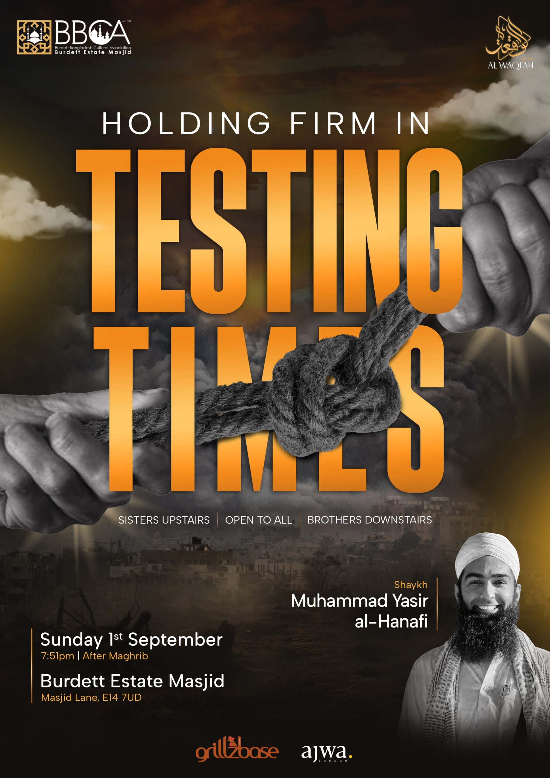 HOLDING FIRM IN TESTING TIMES | Shaykh Muhammad Yasir al-Hanafi